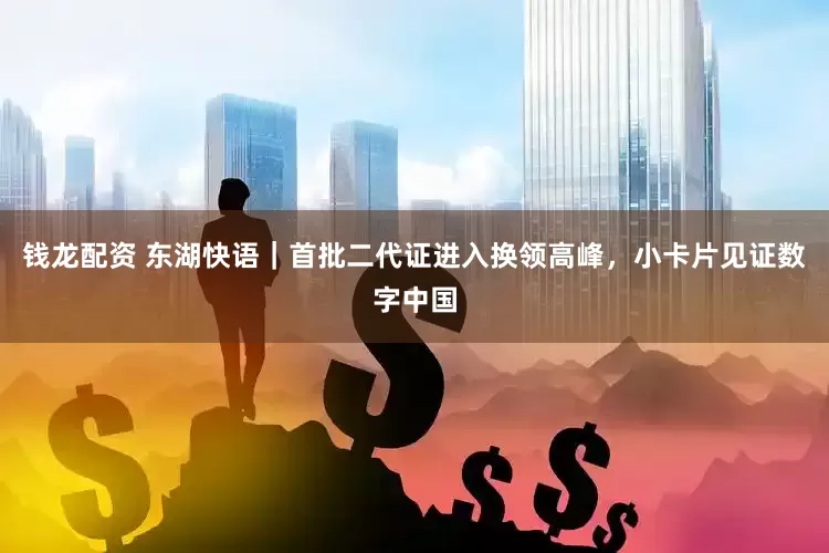 钱龙配资 东湖快语｜首批二代证进入换领高峰，小卡片见证数字中国