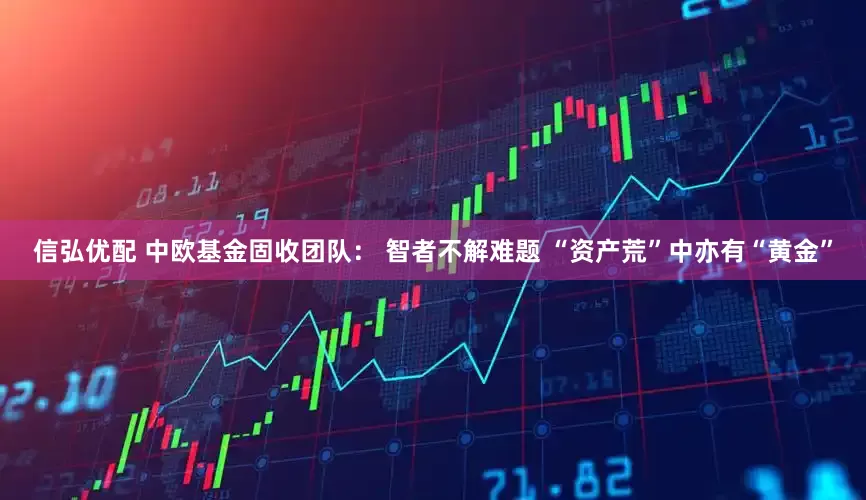 信弘优配 中欧基金固收团队： 智者不解难题 “资产荒”中亦有“黄金”