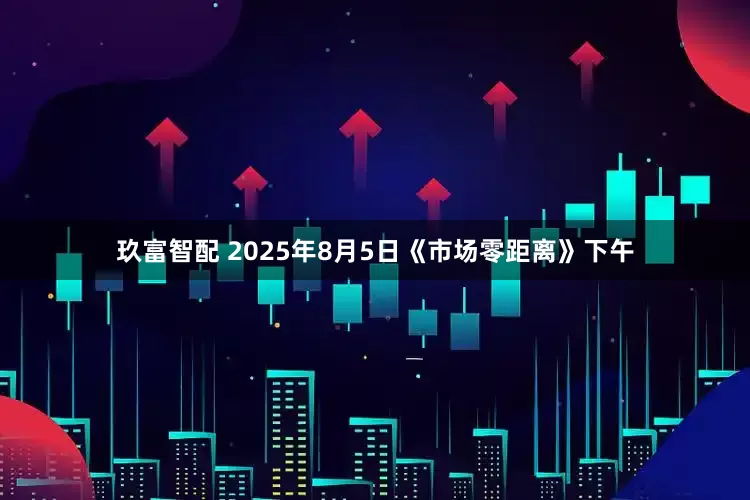 玖富智配 2025年8月5日《市场零距离》下午